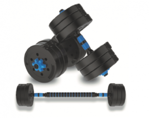 Cement adjustable dumbbell set