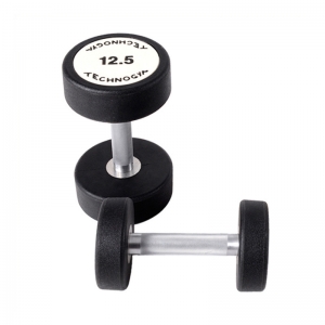 round rubber dumbbells