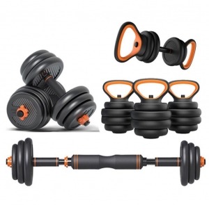 Cement adjustable dumbbell set